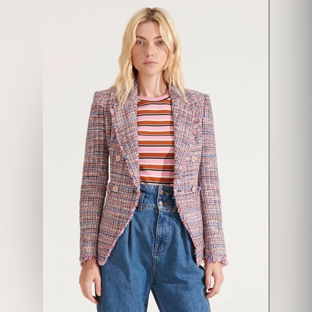 NWT $695 Veronica Beard Theron Tweed Jacket
